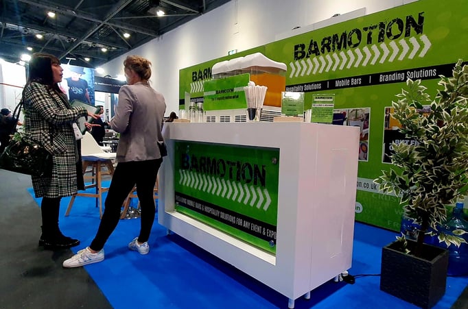 Barmotion's mobile bar at Confex