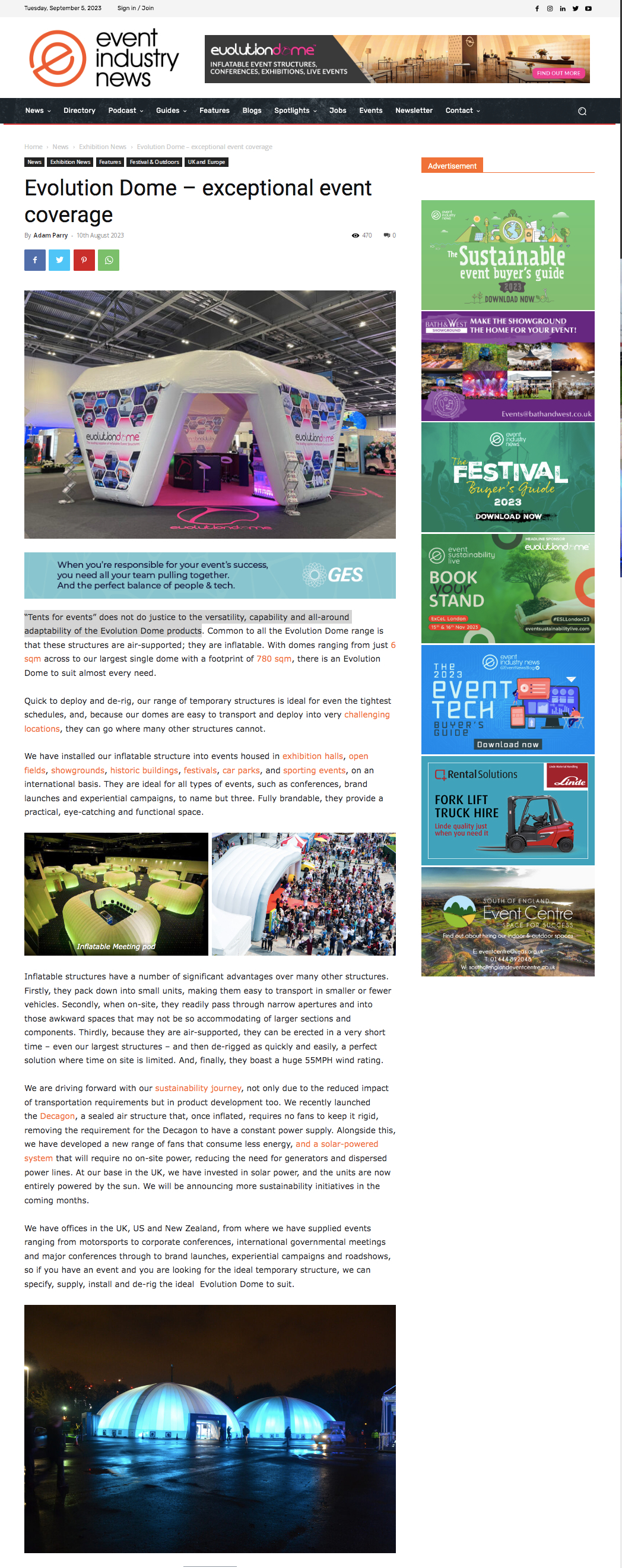 eventindustrynews-news-uk-and-europe-evolution-dome-exceptional-event-coverage