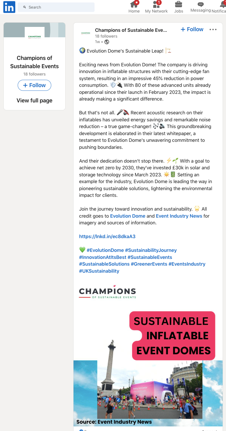 screencapture-linkedin-posts-champions-of-sustainable-events-evolutiondome-sustainabilityjourney-innovationatitsbest-activity-7102212277935726594-gjgt-2023-09-06-11_32_20
