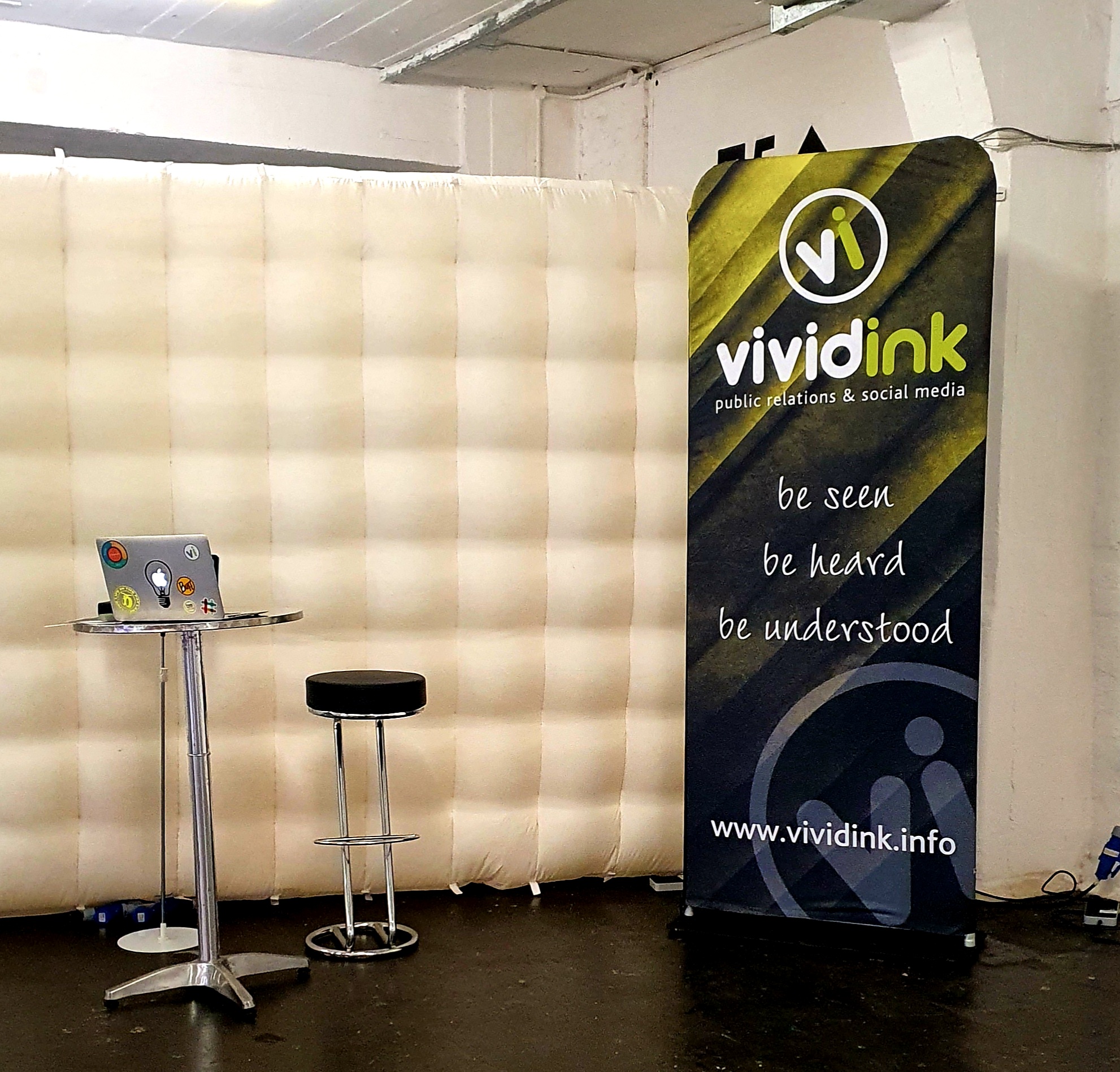 The Vividink stand at ETL 2021
