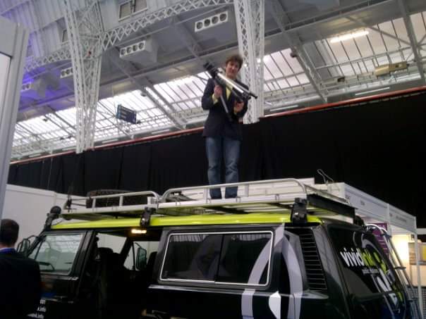 Setting up the Video Camera at Confex